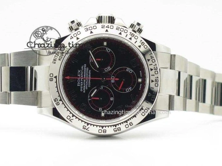 0216 SmartChoice Daytona 116509 JF Best Edition Black Dial On SS Bracelet A 4023